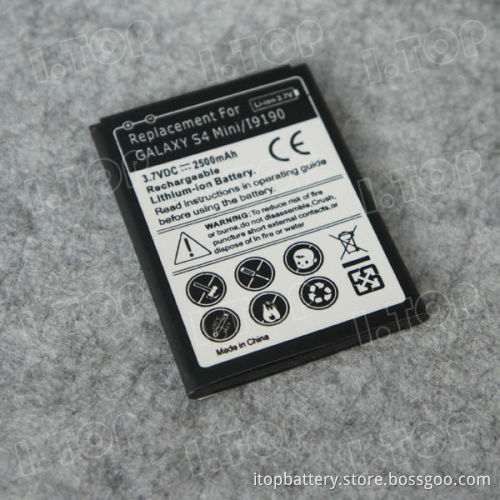 For Samsung Galaxy S4 Mini i9190 Li-ion Battery 2500mAh Factory Price
